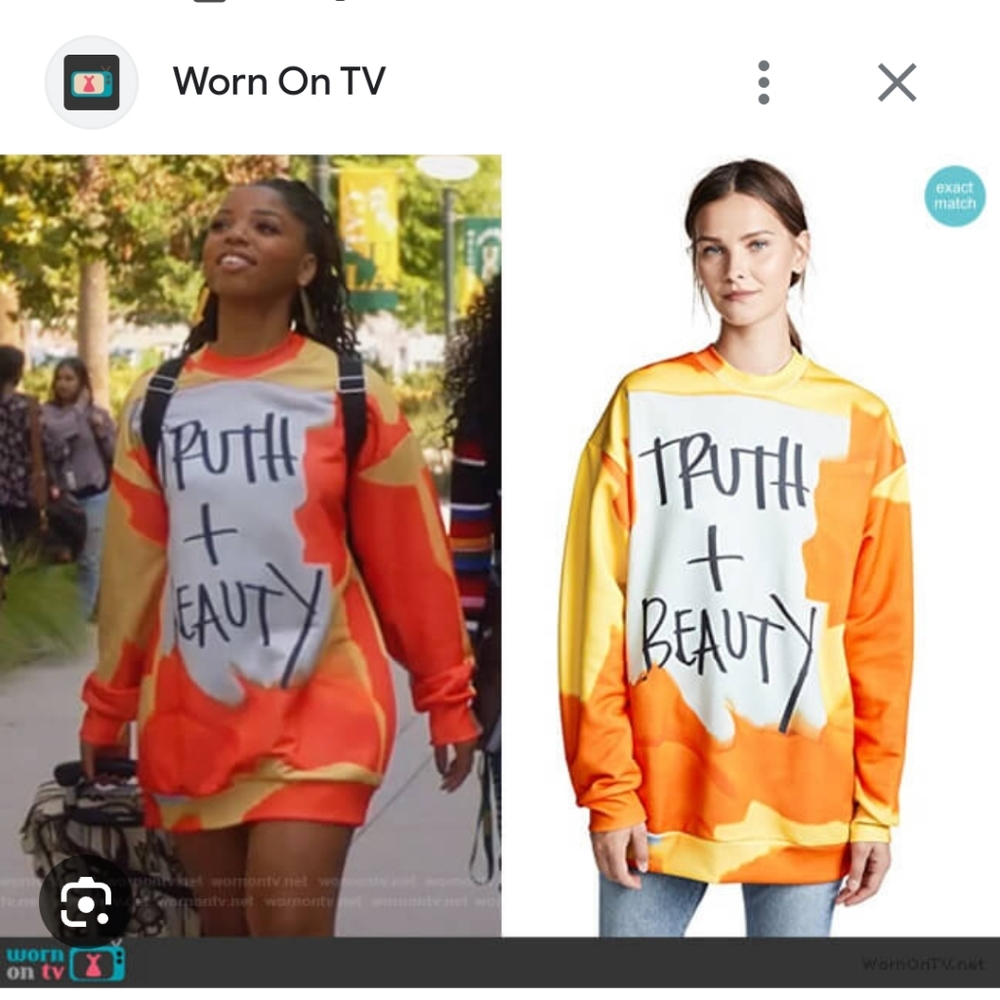 Marques'Almeida Truth & Beauty Oversized Sweatshirt